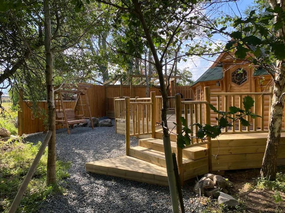 Craigshannoch Luxury 1 Bed Woodland Lodge Hot Tub Kintore Dış mekan fotoğraf