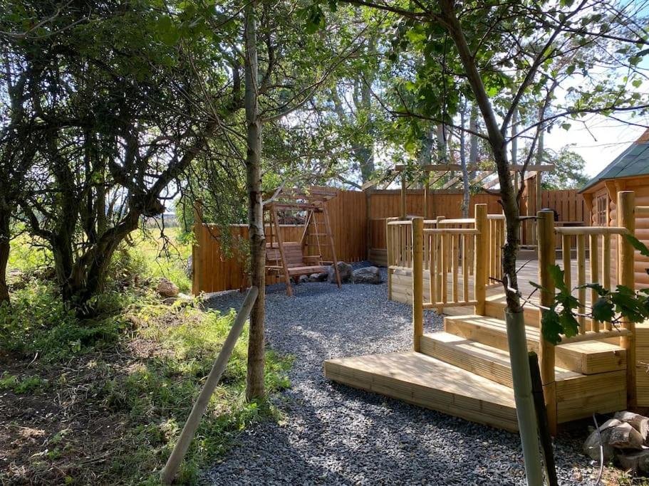 Craigshannoch Luxury 1 Bed Woodland Lodge Hot Tub Kintore Dış mekan fotoğraf